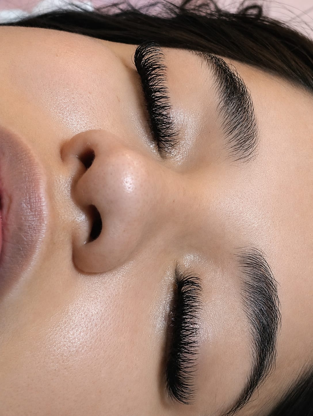 Resultado real de extensão de cílios Studio Nany Lash